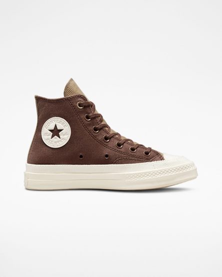 Dámské Boty Vysoké Converse Chuck 70 Workwear Hnědé Hnědožlutý | CZ SLTO32